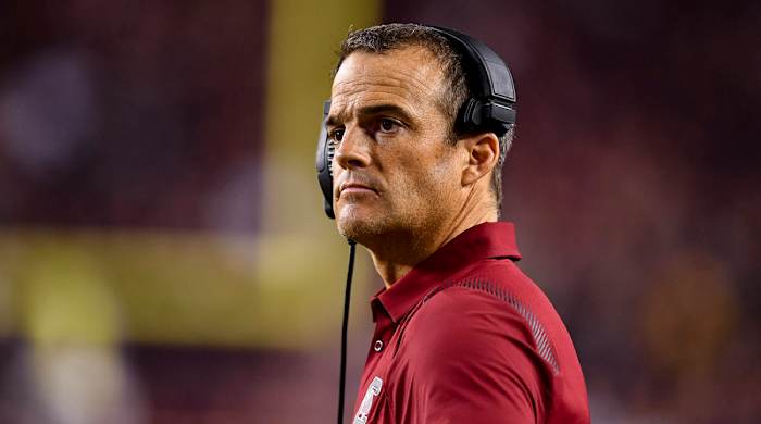 South Carolina coach Shane Beamer during a game.